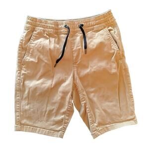 Hollister 9" Drawstring And Elastic Men's Shorts Khaki Size XS